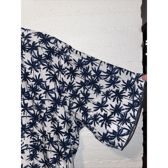 Ben Green Short Sleeve Button Up Shirt Hawaiian Palm Tree XL - Picture 2 of 6